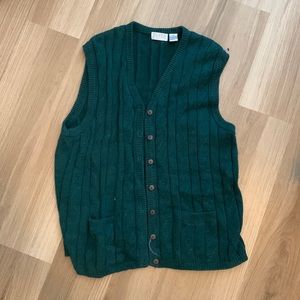 Vintage Green Vest